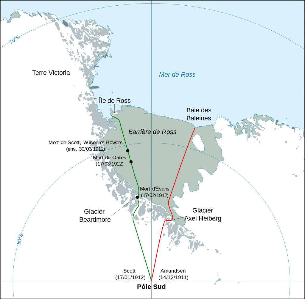 Expeditions d'Amundsen et Scott